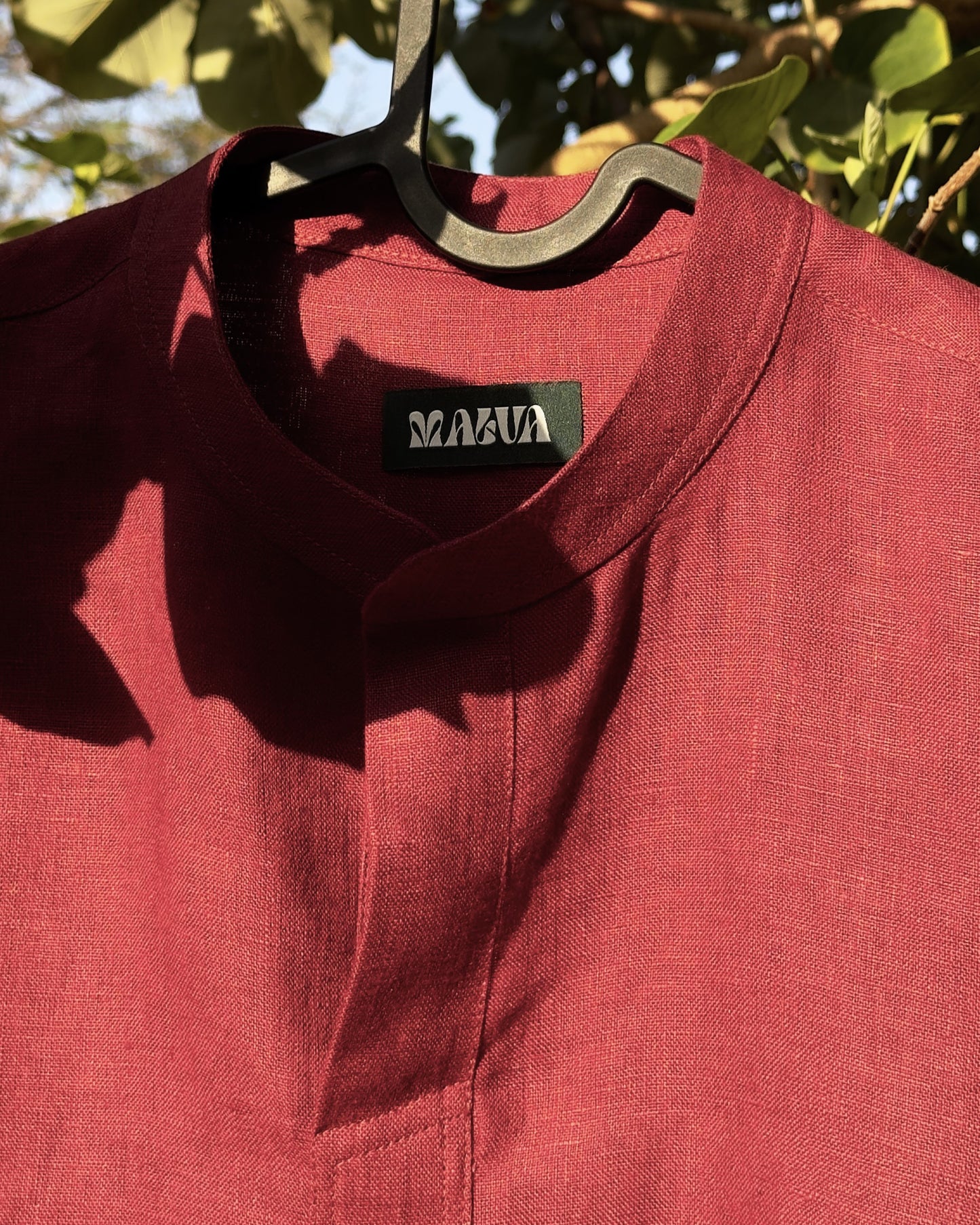 LONG SLEEVE PURE LINEN SHIRT