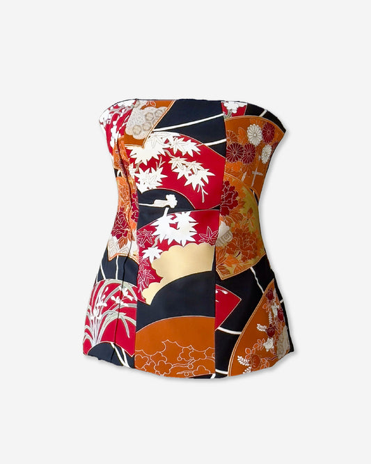 TOMESODE STRAPLESS TOP
