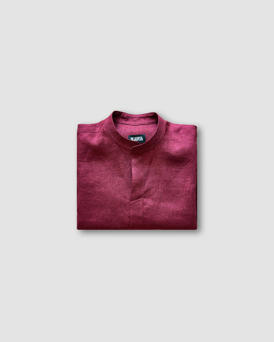 LONG SLEEVE PURE LINEN SHIRT